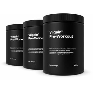 Vilgain Pre-workout 2.0 –  3× červený pomaranč 450 g