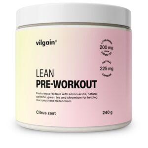 Vilgain LEAN pre-workout –  3× Citrus zest 240 g
