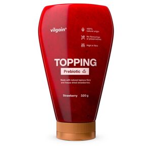 Vilgain Prebiotic Topping –  3× jahoda 320 g