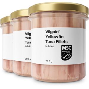 Vilgain Tuniak žltoplutvý filety vo vlastnej šťave –  3× 200 g
