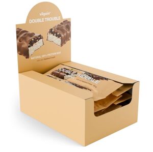 Vilgain Double Trouble Protein Bar –  12× Lieskovoorieškový krém s mliečnou čokoládou 55 g