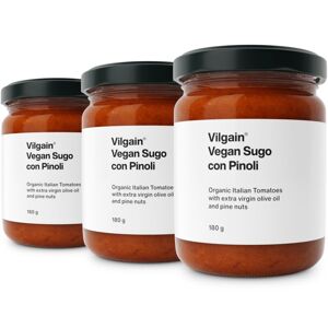 Vilgain Vegan Sugo BIO –  3× s píniovými orieškami 180 g
