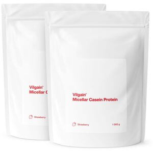 Vilgain Micellar Casein Protein –  2× jahoda 1000 g
