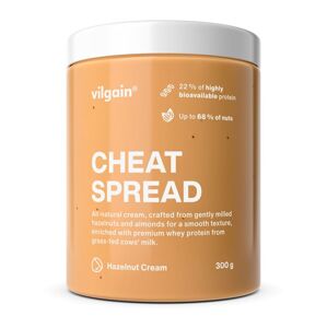 Vilgain Cheat Spread –  3× Lieskovorieškový krém 300 g