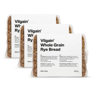 Vilgain Celozrnný ražný chlieb BIO –  3× s chia semienkami 375 g