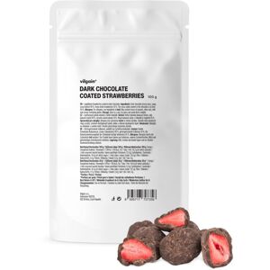 Vilgain Lyofilizované jahody v čokoláde – horká čokoláda 100 g