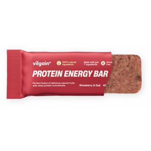 Vilgain Protein Energy Bar – Jahoda a goji 40 g