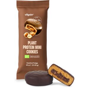 Vilgain Plant Protein Mini Cookies BIO Lieskovorieškový fondán 50 g (2 x 25 g)