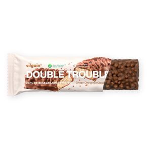 Vilgain Double Trouble Protein Bar – Lieskovoorieškový krém s čokoládou a chrumkami 55 g