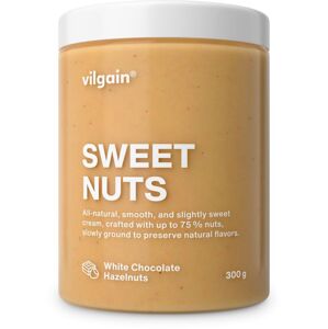 Vilgain Sweet Nuts Biela čokoláda a lieskový oriešok 300 g