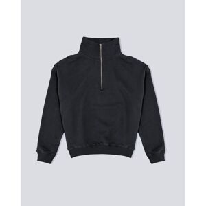 Vilgain Cotton Half Zip Hoodie – L Jet black