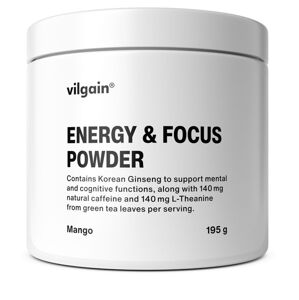 Vilgain Energy & Focus Powder mango 195 g