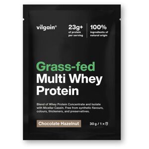 Vilgain Grass-Fed Multi Whey Protein – čokoláda a lieskové oriešky 30 g