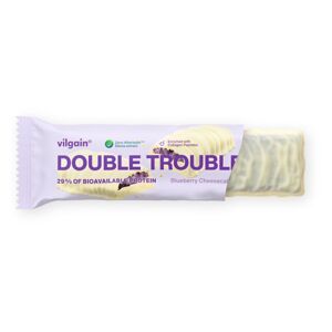Vilgain Double Trouble Protein Bar – čučoriedkový cheesecake 55 g