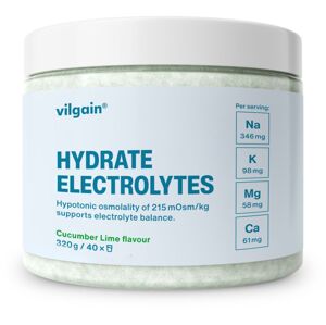 Vilgain Elektrolyty – Uhorka a limetka 320 g