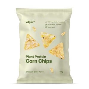 Vilgain Kukuričné proteínové chipsy BIO – Cibuľa so syrom 60 g