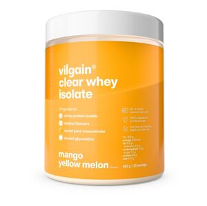 Vilgain Clear Whey Isolate – žltý melón s mangom 500 g