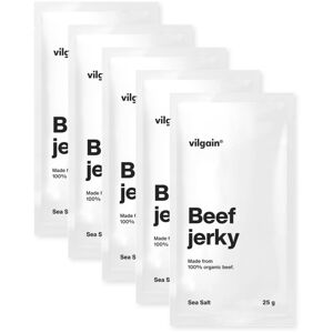 Vilgain Hovädzie jerky BIO –  5× morská soľ 25 g