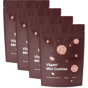 Vilgain Mini Cookies BIO –  4× mandle s horkou čokoládou 100 g