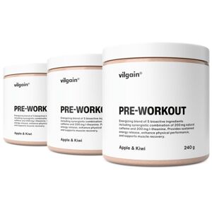Vilgain Pre-Workout –  3× jablko s kivi 240 g