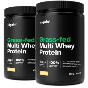 Vilgain Grass-Fed Multi Whey Protein –  2× vanilka 900 g