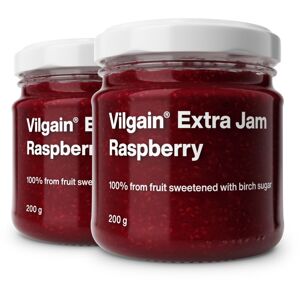Vilgain Extra džem –  2× malina s brezovým cukrom 200 g