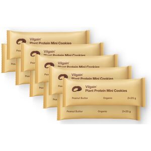 Vilgain Plant Protein Mini Cookies BIO –  10× arašidové maslo 50 g (2 x 25 g)