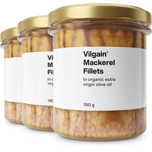 Vilgain Makrela filety v bio extra panenskom olivovom oleji –  3× 190 g