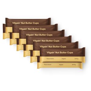 Vilgain Nut Butter Cups BIO –  12× arašidové maslo 39 g (3 x 13 g)