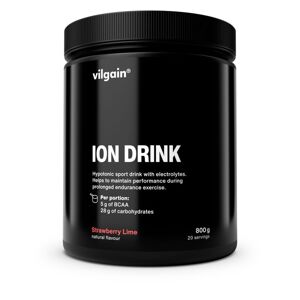 Vilgain Iónový nápoj –  3× Jahoda s limetkou 800 g