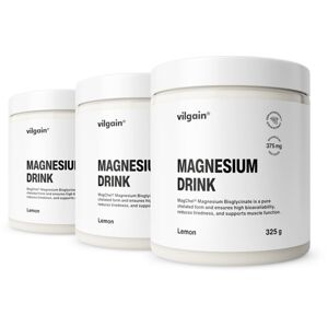Vilgain Magnesium Drink –  3× citrón 325 g