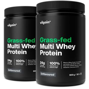 Vilgain Grass-Fed Multi Whey Protein –  2× bez príchute 900 g