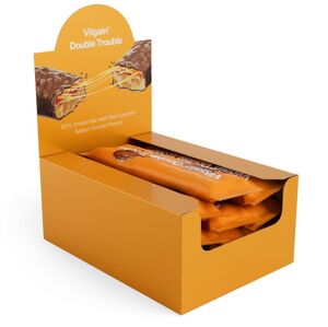 Vilgain Double Trouble Protein Bar –  12× Arašidy so slaným karamelom 55 g
