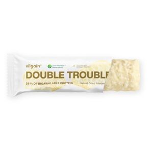 Vilgain Double Trouble Protein Bar –  12× Kokosovo-mandľový krém 55 g