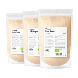 Vilgain Datlový cukor BIO –  3× 400 g