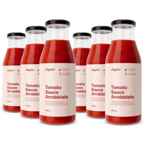 Vilgain Paradajková omáčka –  6× Arrabbiata 500 g