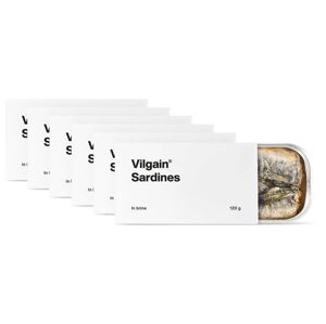 Vilgain Sardinky –  6× vo vlastnej šťave 120 g