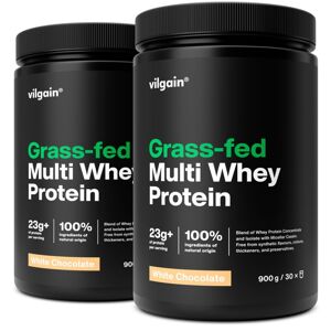Vilgain Grass-Fed Multi Whey Protein –  2× biela čokoláda 900 g