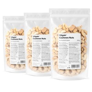 Vilgain Kešu na sucho pražené –  3× solené 250 g