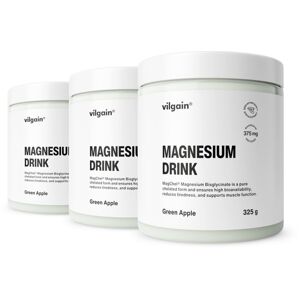Vilgain Magnesium Drink –  3× zelené jablko 325 g