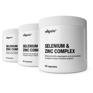 Vilgain Selén & zinok komplex –  3× 90 kapsúl