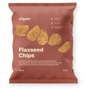 Vilgain Flaxseed Chips –  3× pikantné 50 g