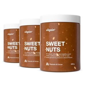 Vilgain Sweet Nuts –  3× Arašidy s kakaom 300 g