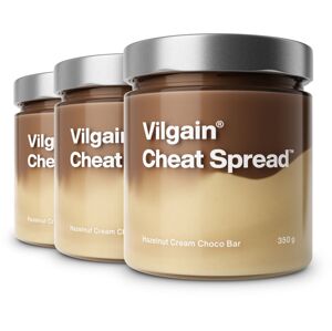 Vilgain Cheat Spread –  3× Lieskovoorieškový krém s čokoládou 350 g