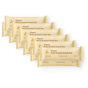 Vilgain Plant Protein Candy Bar –  15× arašidové maslo 45 g