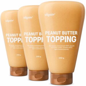 Vilgain Nut Butter Topping –  3× arašidové maslo 250 g