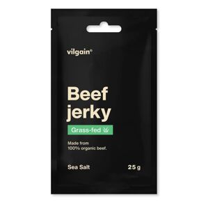 Vilgain Grass-Fed Hovädzie jerky BIO –  5× morská soľ 25 g