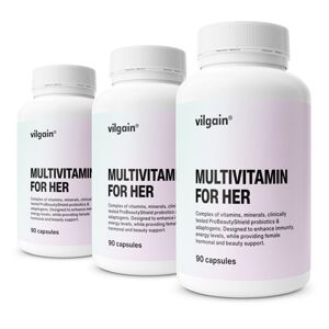 Vilgain Multivitamin pre ženy –  3× 90 kapsúl