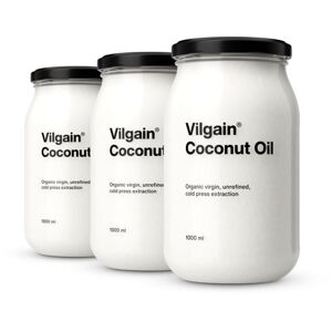 Vilgain Kokosový olej BIO –  3× 1000 ml