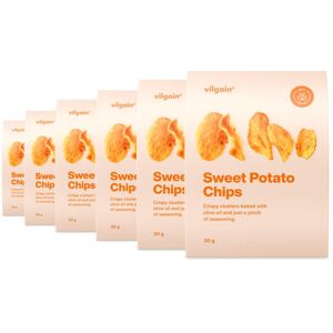Vilgain Batátové chipsy –  6× 30 g